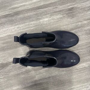 Planone Navy Rain Boots